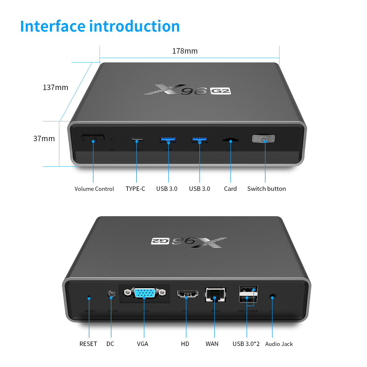 X96 G2 Mini Pc 迷你電腦